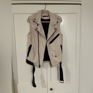 BLK DNM Leather Vest Woman’s Size M